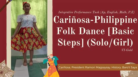 Cariñosa Philippine Folk Dance Basic Steps Sologirl Youtube