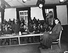 Martin Gottfried Weiss takes the stand in the Dachau trial ...