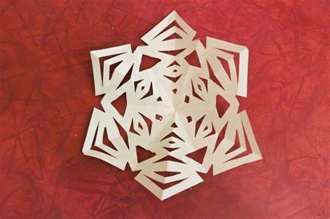 How To Make 6 Sided Kirigami Snowflakes Math Craft