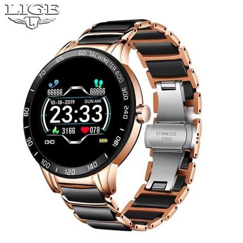 Lg72k Lige Steel Band Smart Watch For Men Retailbd