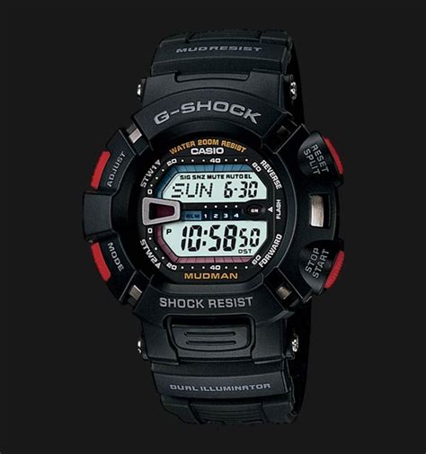 Some models count with bluetooth connected technology and atomic timekeeping. Beli jam tangan Casio G-Shock MUDMAN G-9000-1VDR - Daftar ...