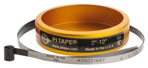 Pi Tape® Precision Diameter Tape 2 12 13 431 2 Penn Tool Co Inc