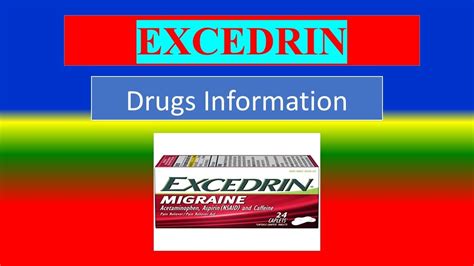 Excedrin Generic Name Brand Names How To Use Precautions Side Effects Youtube