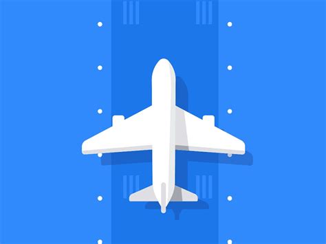 Airplane Flying Animated 