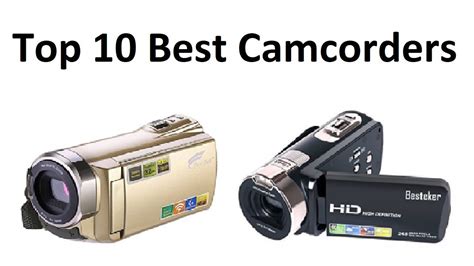 Top 10 Best Camcorders In 2024 Reviews Buy At Amazon Youtube
