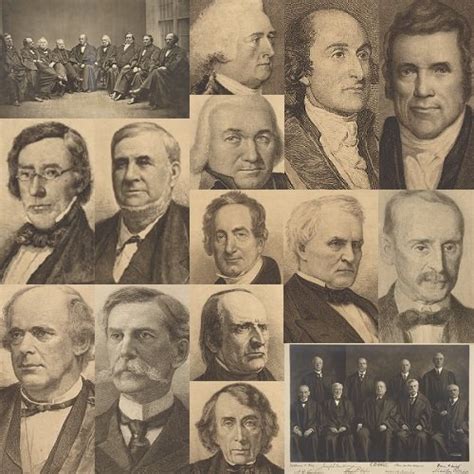 United States Supreme Court Portraits And Autographs United States