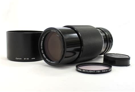 Canon New Fd Nfd 70 210mm F4 Zoom Macro Lens With Lens Hood Bt 58 From