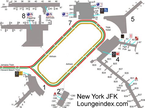 Jfk Airport Terminal Map United States Map Sexiz Pix