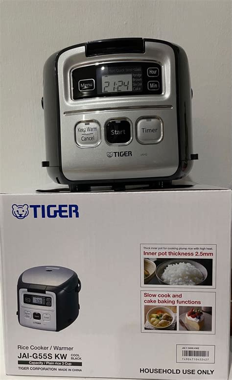 Tiger Microcomputer Controlled Rice Cooker JAI G S TV Home