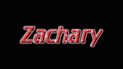 Zachary Лого Бесплатный инструмент для дизайна имени от Flaming Text