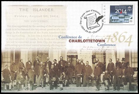 Buy Cover S103 Charlottetown Conference 2014 Arpin Philately