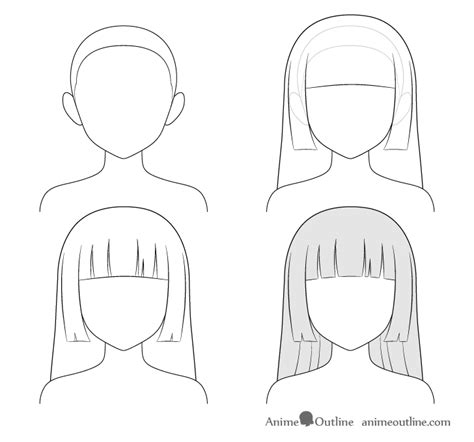 Hope you all understand this point. How to Draw Anime and Manga Hair - Female in 2020 | Manga ...