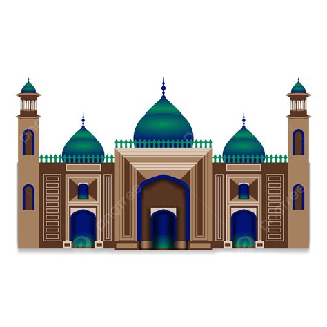 Desain Vektor Ilustrasi Masjid 3d Islam Mesjid Muslim Png Dan Vektor