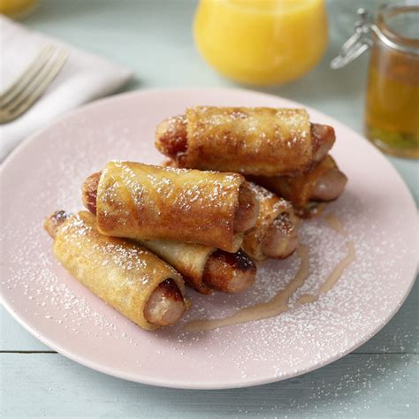French Toast Sausage Roll Ups Denny
