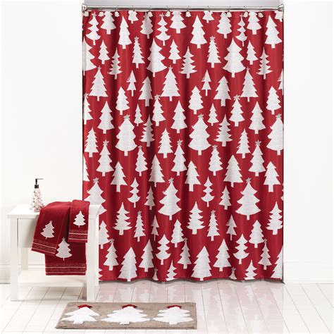 The Charming Winter Wonderland Shower Curtain And Hook Set Captures The