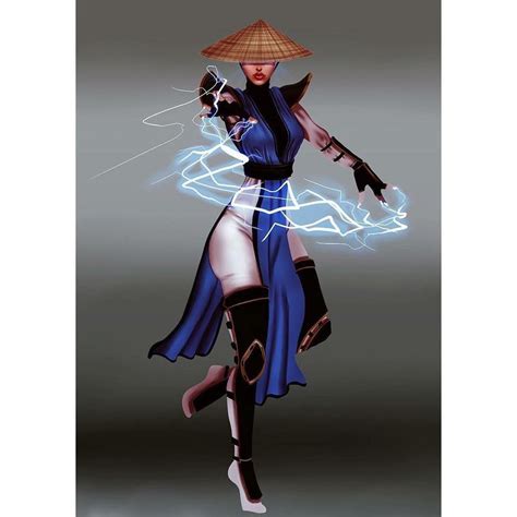 Gender Bent Mortal Kombat Lady Raiden Which Hair Art Illustration