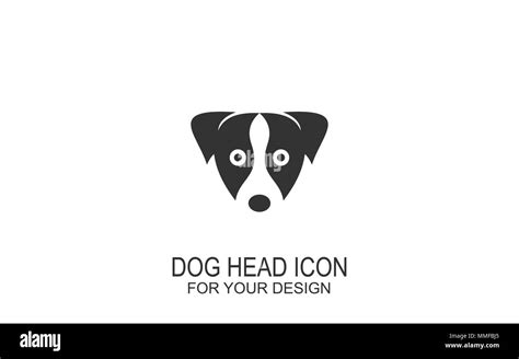 Dog Head Icon Dog Logo Design Vector Icons Stock Vector Image And Art