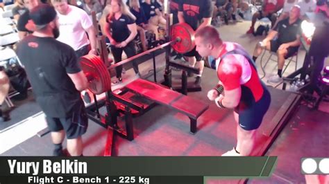 Yury Belkin 1st Place Overall 10325 Kg22763 Lbs Total Boss Of