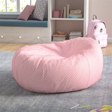 Mack And Milo Classic Refillable Bean Bag Chair For Kids And Adults