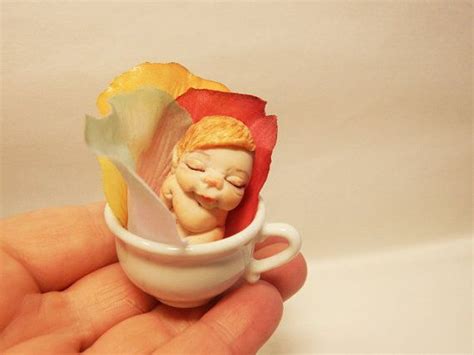 Ooak Miniature Tiny Magic Fairy Sleeping Sculpt Handmade Etsy Fairy