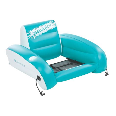 Foldable pool seats water bed inflatable swimming lounge chair floating row. Sevylor Water Lounge Chair