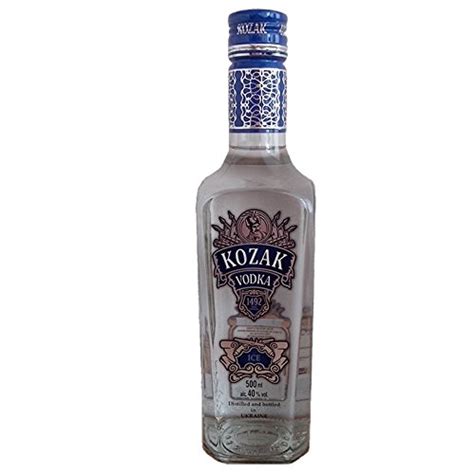 Vodka Kozak Ice 05l Ukrainischer Wodka Spirituosen Beerbrandsde