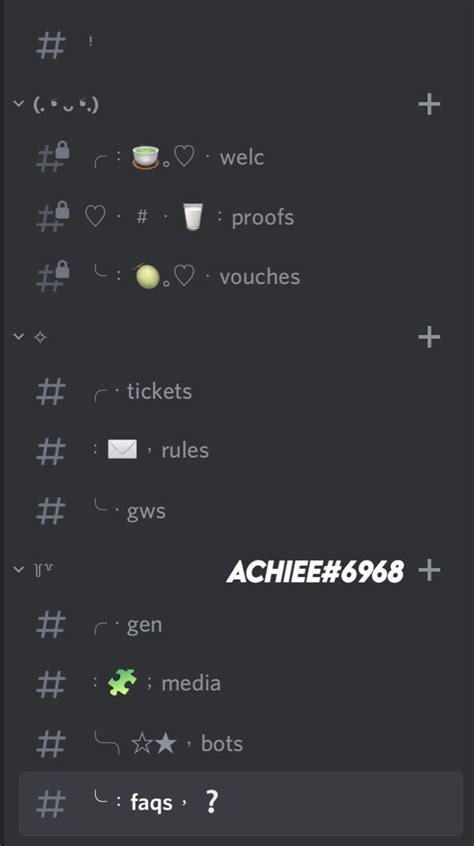 Discord Layout Inspo Discord Channels Discord Server Rules Ideas