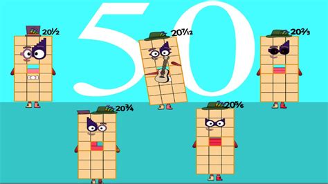Numberblocks Band Twelfths 50 Ay At The Alphabet Lore Game Youtube