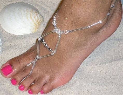 Happi Feet Handmade Pair Barefoot Sandals Beach By Happifeet 2500