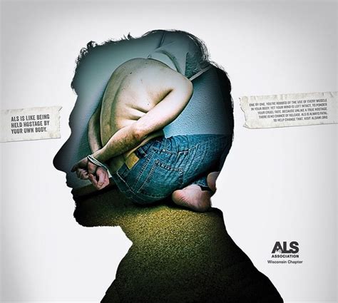 Award Winning Addesign This Ad Created For The Als Foundation Won
