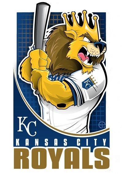 Kansas City Royals Baseball Mascots Kc Royals Baseball Baseball Art