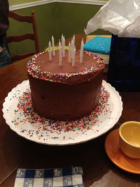 Tall Birthday Cake Cake Desserts Food