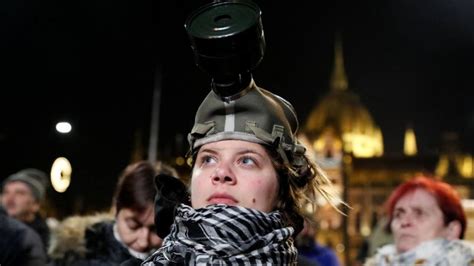 Hungary Mps Thrown Out Of Tv Office Over Slave Laws Protest Bbc News
