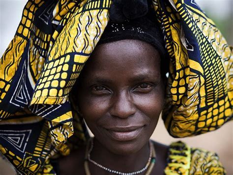 African Woman From The Democratic Republic Of Congo With A Traditional
