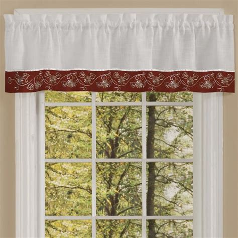 Oakwood Linen Style Kitchen Window Curtain 14 X 58 Valance
