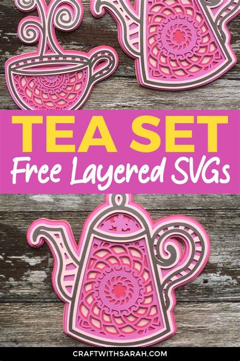 Download 5 Free Tea & Coffee Layered Mandala SVG Files | Cricut ...