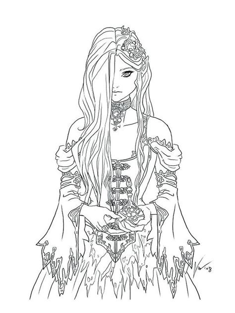 Gothic Art Coloring Pages Below Is A Collection Of Gothic Coloring