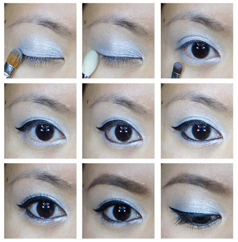 Chanel Inspired Makeup Using Silver Eyeshadow Silver