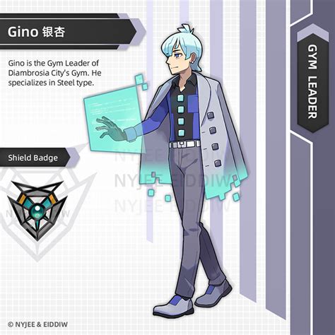 Gym Leader Gino By Nyjee On Deviantart