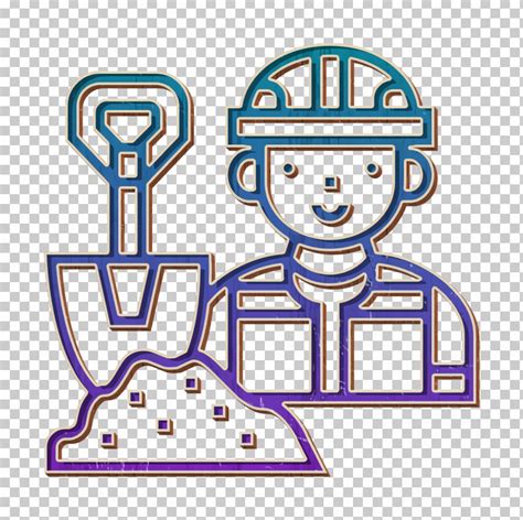 Builder Icon Construction Worker Icon Professions And Jobs Icon Png