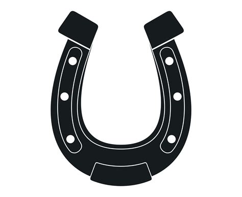 Horseshoe Silhouette Vector At Collection Of