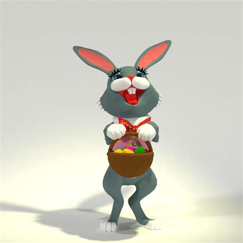 Toon Bunny 3d Model Character For Poser And Daz Studio