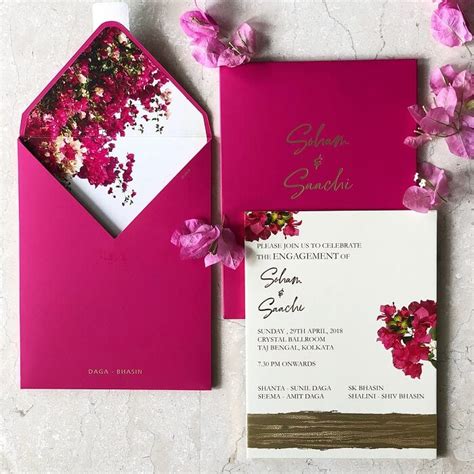 Creative Engagement Invitation Card Designs