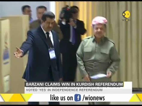 Iraqi Kurdish Leader Claims Win In Kurdish Independence Referendum