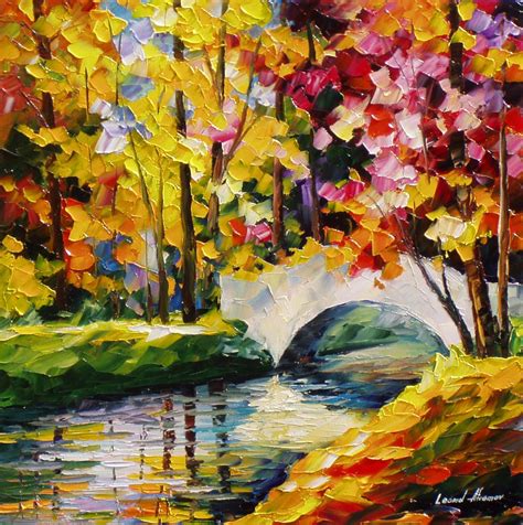 Magic Bridge— Palette Knife Oil Painting On Canvas By Leonid Afremov