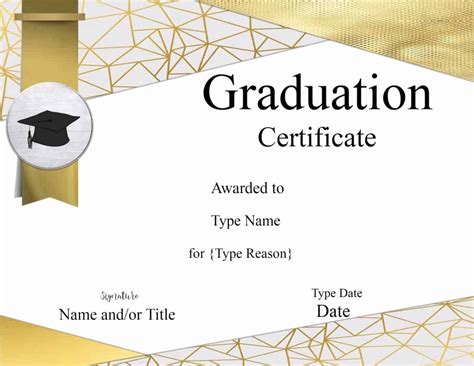 Printable Certificate Of Graduation