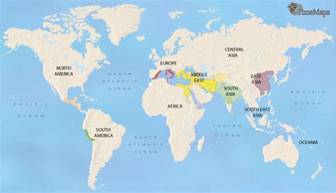 Map Of The World In 3500 Bce At The Beginning Of History Timemaps