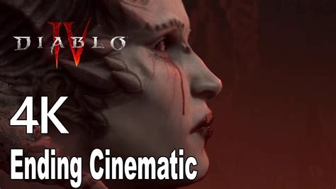 Diablo 4 Ending Cutscenes Cinematic Youtube