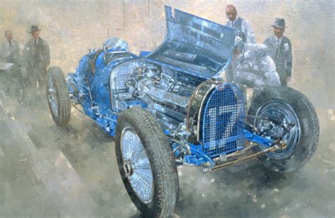 Grand Prix Bugatti Painting By Peter Miller Fine Art America