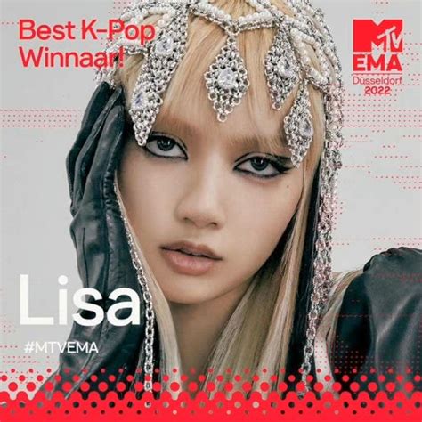分享 Lisa獲得2022年mtv歐洲音樂錄音帶大獎emas「最佳 K Pop」🏆 🏆 Blackpink板 Dcard